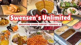 Swensen’s Unlimited At Singapore Changi Airport Terminal 2 HALAL [upl. by Anatola]