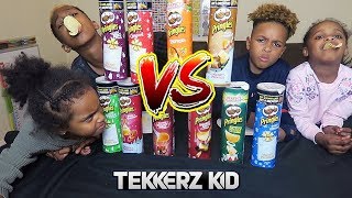 TEAM PRINGLES CHALLENGE NEW ROTTEN FISH FLAVOUR [upl. by Nemad]