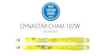 2014 Dynastar Cham 107W Ski Review  Womens Powder Editors Choice [upl. by Irahc]