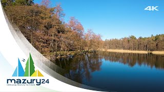 Dynamiczne Mazury zatoka Skanał nad jeziorem Tałty 4K [upl. by Adneram]