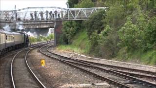 A ride on 60163 Tornado in Shrewsbury and 45407 and 44871 at Sutton Bridge junction on the 120512 [upl. by Marucci]