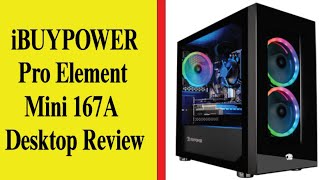 iBUYPOWER Pro Element Mini 167A Gaming Desktop Review l AMD Ryzen 5 3600  GeForce GT 730 Combo [upl. by Uel]