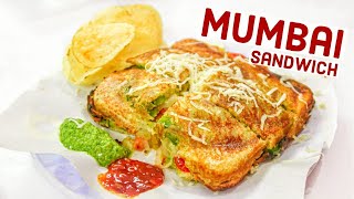 Bombay Sandwich Recipe  Green Chutney  मुंबई सैंडविच  Cooking Paaji  Toast  Mumbai Street Food [upl. by Sibyl796]