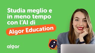 Un sito web salvavita per i tuoi esami  Algor Education [upl. by Dhiman789]