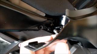 2013 Kawasaki ZX6R 636 How to remove the seat [upl. by Silohcin]