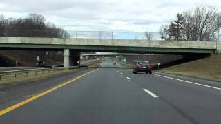 New York State Thruway Interstate 87 Exits 23 to 24 northbound [upl. by Kunkle661]