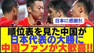 【中国の反応】2連敗するもグループCの順位表を見た中国国民がまさかの大歓喜wwwwwwww [upl. by Ilatfen]