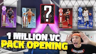 MASSIVE 1 MILLION VC PACK OPENING LIVE NBA 2K18 [upl. by Zelda]