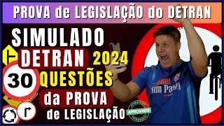 EXAME do DETRAN 2024 SIMULADO da PROVA de LEGISLAÃ‡ÃƒO do DETRAN 2024 PERGUNTAS do TESTE TEÃ“RICO [upl. by Anirtek160]