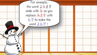 Te Form Song Japanese verb conjugation [upl. by Ellerad610]