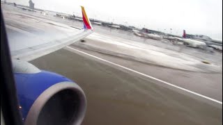 Southwest 737 Roaring Takeoff From Minneapolis [upl. by Ekal]