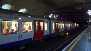 The Oldest London Tube Station  Trains at Baker Street Station 2015 [upl. by Leilani857]