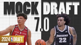 2024 NBA Mock Draft 70  The First Round [upl. by Garmaise]