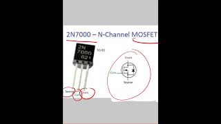 2n7000 transistor working ytshorts circuit [upl. by Haet803]