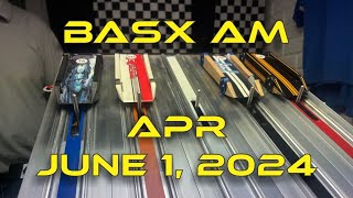 Pinewood Derby BASX AM RACE APR JUNE 1 2024 [upl. by Atilef483]