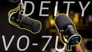 Deity VO7U USB Dynamic Mic Review  Test VS Shure MV7 FiFine K658 Samson Q9U amp Q2U SE V7 [upl. by Thirza]