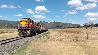 SSR ballast train 49116024904GM27 near Kootingal 1612023 [upl. by Tsai]