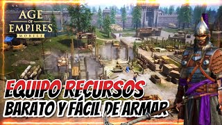 🏰 GUÍA FARMEO DURO  TEAM RECOLECCIÓN FÁCIL DE ARMAR 🏰 ageofempires ageofempiresmobile [upl. by Nomolas]