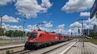 Einfahrt des railjet 286 am 26052024 in München Obf [upl. by Ominorej339]