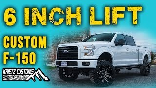 LIFTED 6 Inch Rough Country Lift on a 2017 Ford F150 │ Krietz Customs [upl. by Theresita]