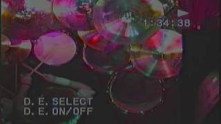 Pearl Jam live  Dave Abbruzzese overhead view drums Porch 1992 [upl. by Bautram]