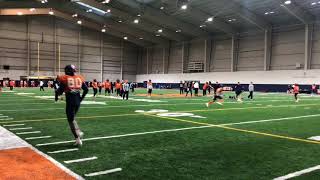 Syracuse football spring practice clips [upl. by Pinchas]