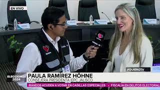 Paula Ramírez Höhne nos da los detalles del PREP en Jalisco [upl. by Arreik]