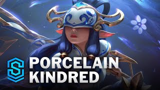 Porcelain Kindred Skin Spotlight  League of Legends [upl. by Neira180]