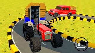 Drive Bolero Camper and Swaraj Tractor with Trolley 🔥💪 bolerocamper swaraj tractor gamingvideos [upl. by Masuh103]