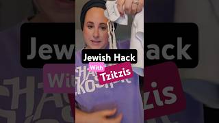 Laundry hack for Jewish people that wear Tzitzis using Ikea clips laundry jewish lifehacks [upl. by Sakiv]