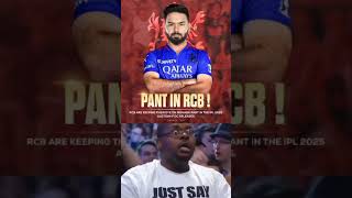 RCB Are Keeping Their Eye On Rishabh Pant In The IPL 2025 Auction If DC Releases ipl2025 rcb ipl [upl. by Backer128]