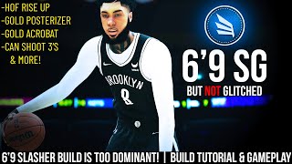 69 SG BUILDBUT ITS NOT GLITCHED  NBA 2K22 INSANE SLASHER BUILD DOMINATES THE REC [upl. by Fernandina]