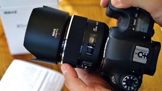 Meike 85mm f18 Autofocus lens review with samples Fullframe amp APSC [upl. by Pani458]