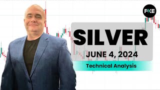 Silver Daily Forecast and Technical Analysis for June 04 2024 by Chris Lewis for FX Empire [upl. by Dabbs]