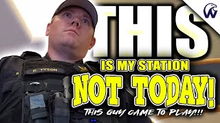 ID Refusal  Cop Gets Owned In The Station [upl. by Millman700]