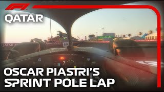 Oscar Piastris Sprint Pole Lap  2023 Qatar Grand Prix  Assetto Corsa F1 [upl. by Ecaj]