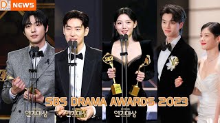 The 2023 SBS Drama Awards were a success 🏆 Song Kang from My Demon couldnt attend [upl. by Wickner]