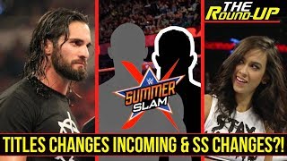 TITLES CHANGES SET FOR SUMMERSLAM Major Feud PLANNED TOP Contracts Expiring Soon  The Round Up [upl. by Bert416]