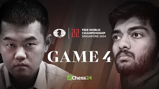 DING vs GUKESH FIDE WORLD CHESS CHAMPIONSHIP 2024 Game 4  Wholl Attack First [upl. by Naltiak]