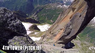 A week in Switzerland Climbing Salbit West Ridge Incredibile Hannibalturm Niedermann [upl. by Annaehs25]