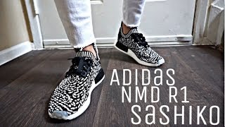 Adidas NMD R1 PK Sashiko Review [upl. by Arahsak]