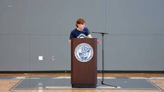 Bellarmine Preparatory School Brayden Pugh B25 Speech [upl. by Oiliruam156]