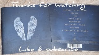 COLDPLAY  GHOST STORIES CD UNBOXING cdunboxing coldplay [upl. by Hoffmann]