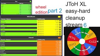 JToH XL EasyHard Cleanup Stream 6 [upl. by Maury]