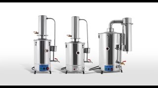 laboratory distilled water distiller maker destillator distillation machine equipment price Video [upl. by Thgiwd]