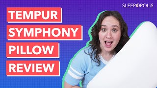 TEMPURSymphony Pillow Review  Best Pillow For Back Sleepers [upl. by Anaes]