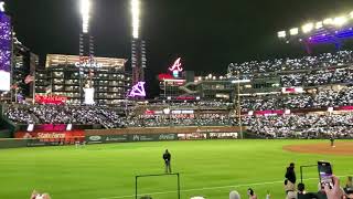 Tomahawk Chop  Atlanta Braves vs Houston Astros  World Series  Game 4  October 30 2021 [upl. by Atalanta944]