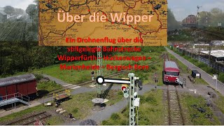 Über die Wipper Drohnenflüge über die stillgelegte Bahnstrecke Marienheide – Bergisch Born [upl. by Norina]