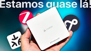 Zigbee e Matter Estamos quase lá Review do Zemismart M1 Matter Hub [upl. by Lessirg337]