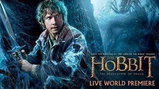 The Hobbit The Desolation of Smaug  LIVE World Premiere [upl. by Inaffyt]